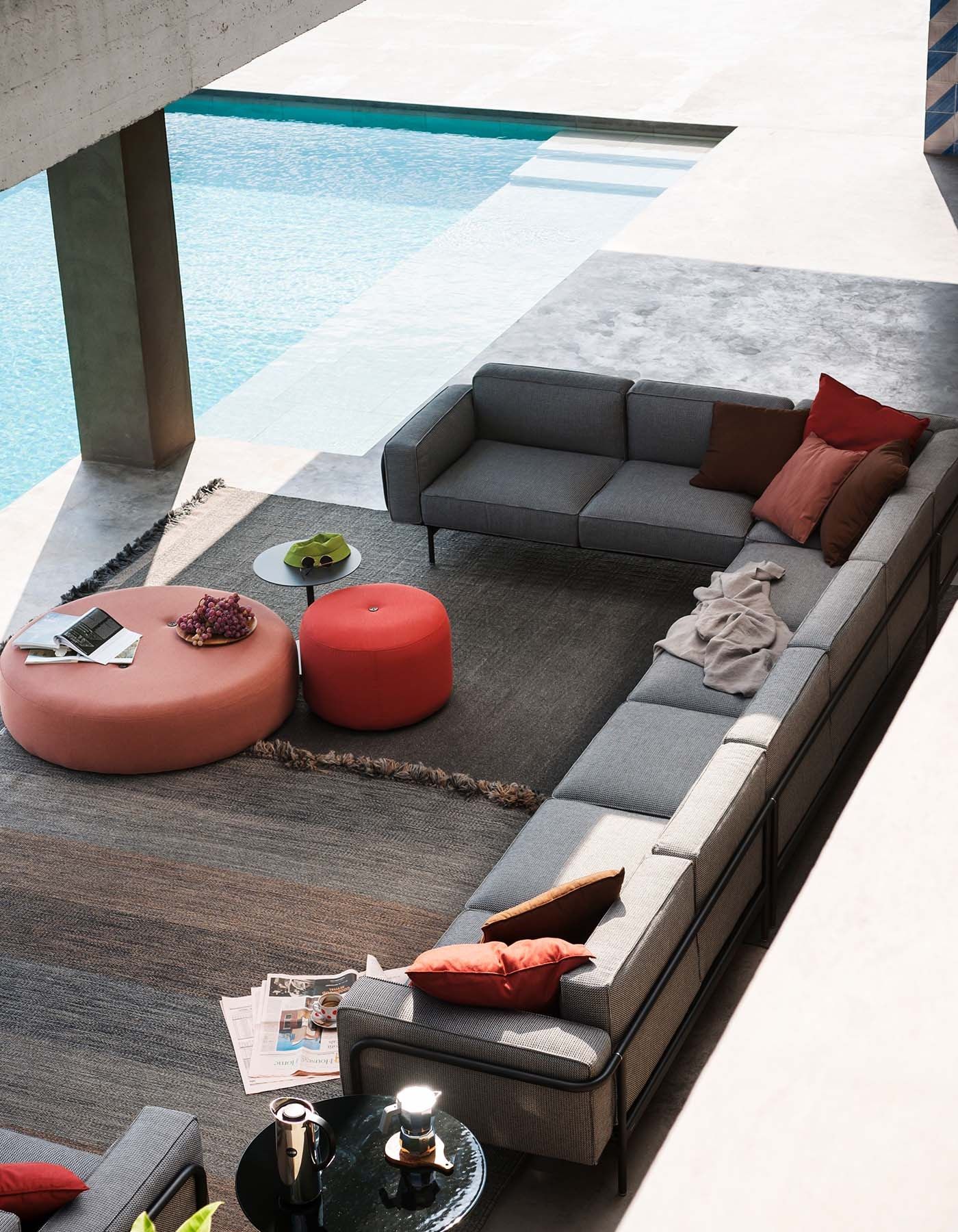 3-местный тканевый садовый диван RODA Extendo ARCH-00148131 - Вид №11