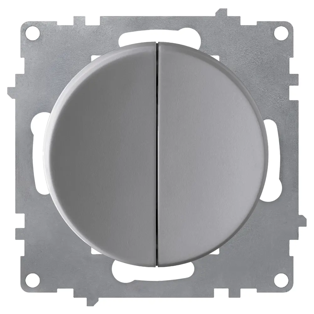 Выключатель встраиваемый Onekey Florence 2 клавиши, цвет серый ONEKEYELECTRO STLM-2014694