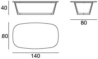 CTS SALOTTI Журнальный столик из мрамора для гостиной Charme sun-id-1377003 - Вид №1