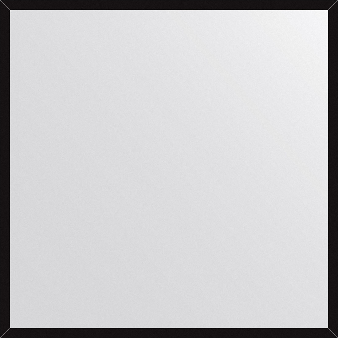 BY 7465 Зеркало в багетной раме - черный 20 mm EVOFORM Definite