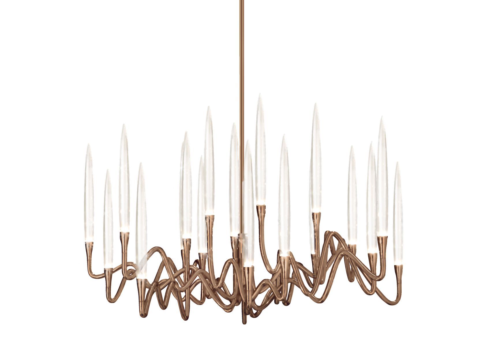 Латунная светодиодная люстра Il Pezzo Mancante кусок 3 ARCH-00036249 - Вид №1