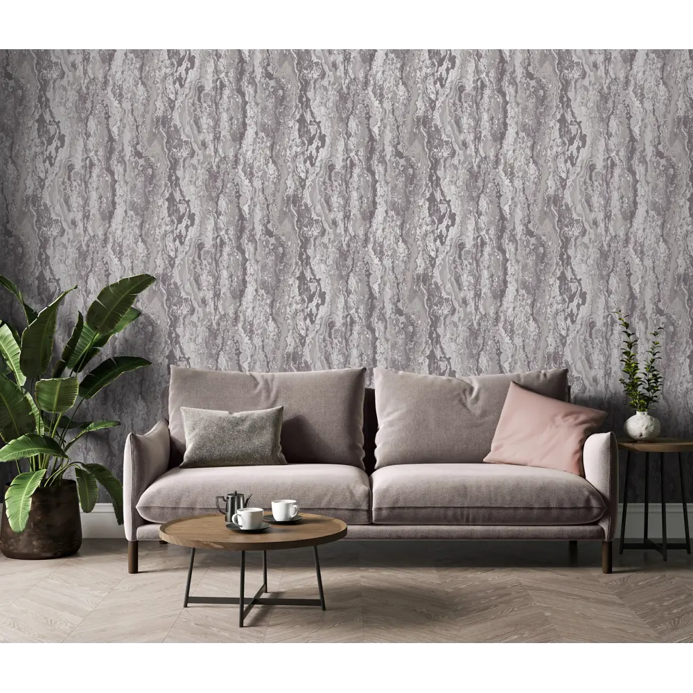 Обои флизелиновые Ateliero Vulcano коричневые 1.06 м At38381-04 STLM-2082073 - Вид №3