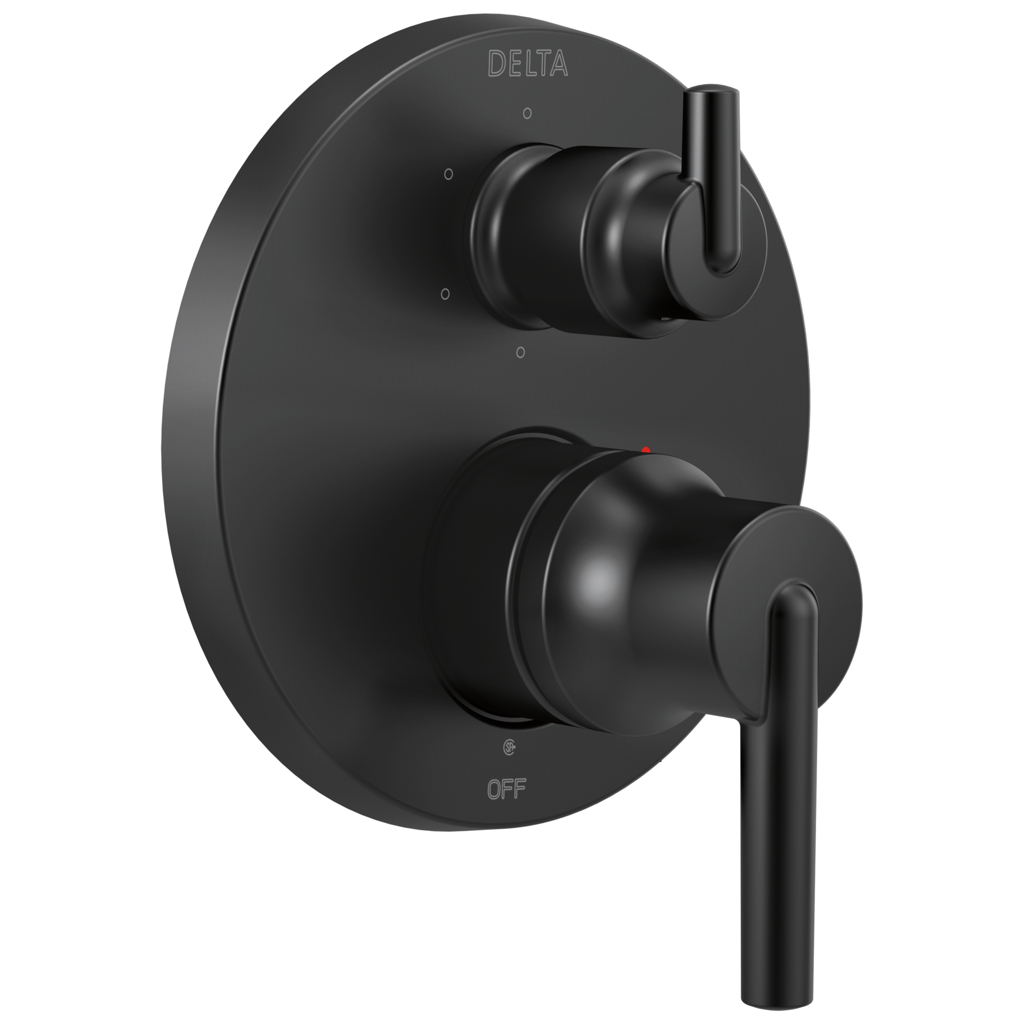 T24959-BL Трим клапана Contemporary Monitor® серии 14 со встроенным переключателем на 6 положений Delta Faucet Delta Матовый черный