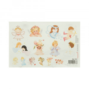 014 Водорастворимые картинки 21.6x14 см Ангелочки Выдумщики