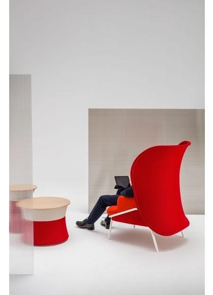 MDD Низкий круглый тканевый журнальный столик для гостиной Mesh sun-id-1406556 - Вид №3