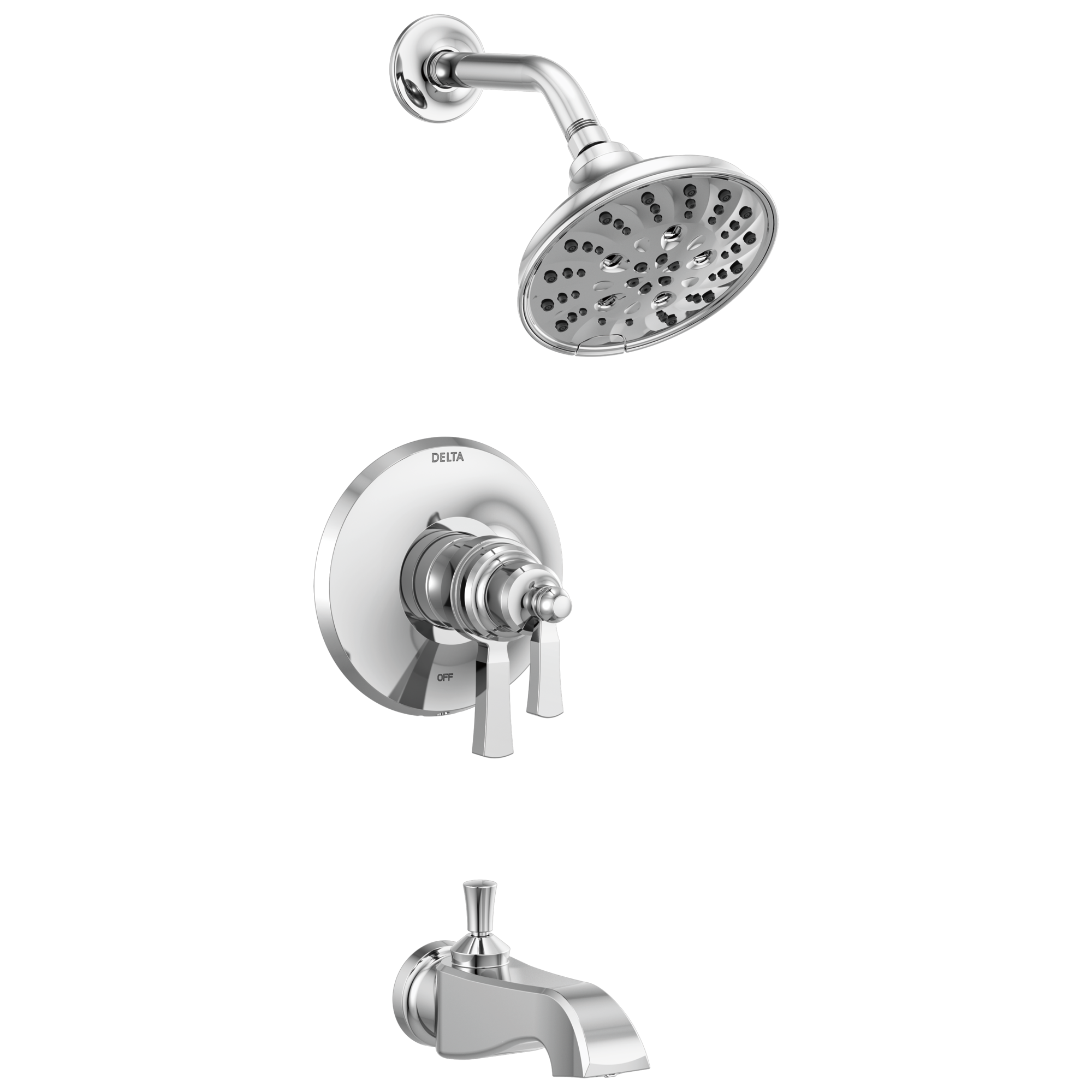 T17T456 Панель для ванны и душа TempAssure 17T Delta Faucet Dorval Хром 