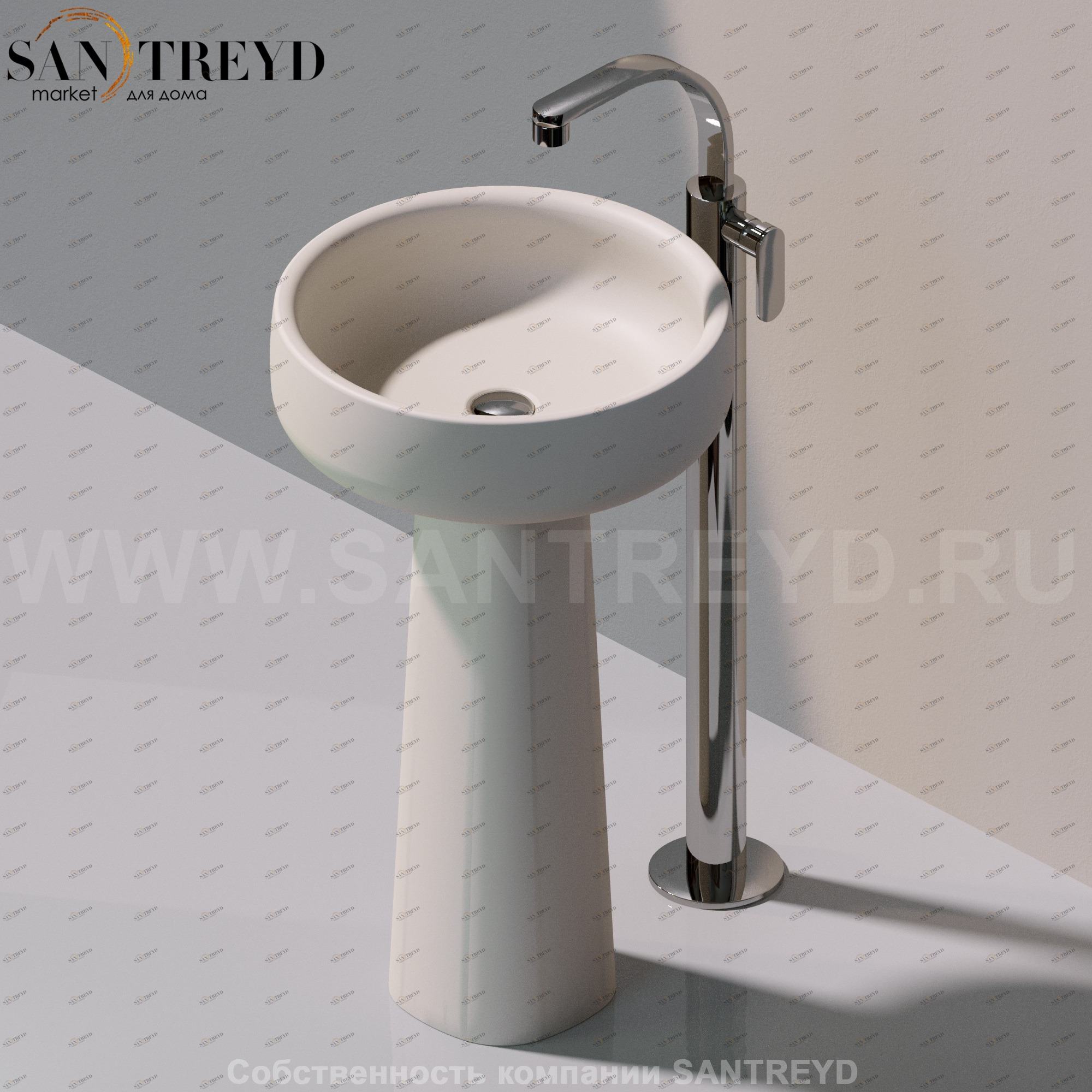 BN50C9003 Пьедестал для раковины круглая Ceramica Flaminia Bonola