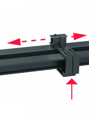568600 000 00  Водоотводящий желоб Panama от 400 до 1200 мм, Д. 50, липкая уплотнительная лента в комплекте Valentin Хром  - Вид №4