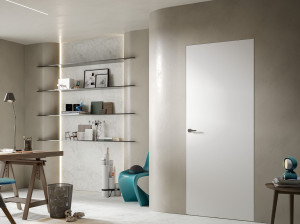 Распашная стена заподлицо двери