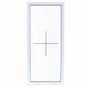 Окно пластиковое ПВХ Deceuninck глухое 1000x600 мм (ВхШ) стекло 4 мм белый/белый