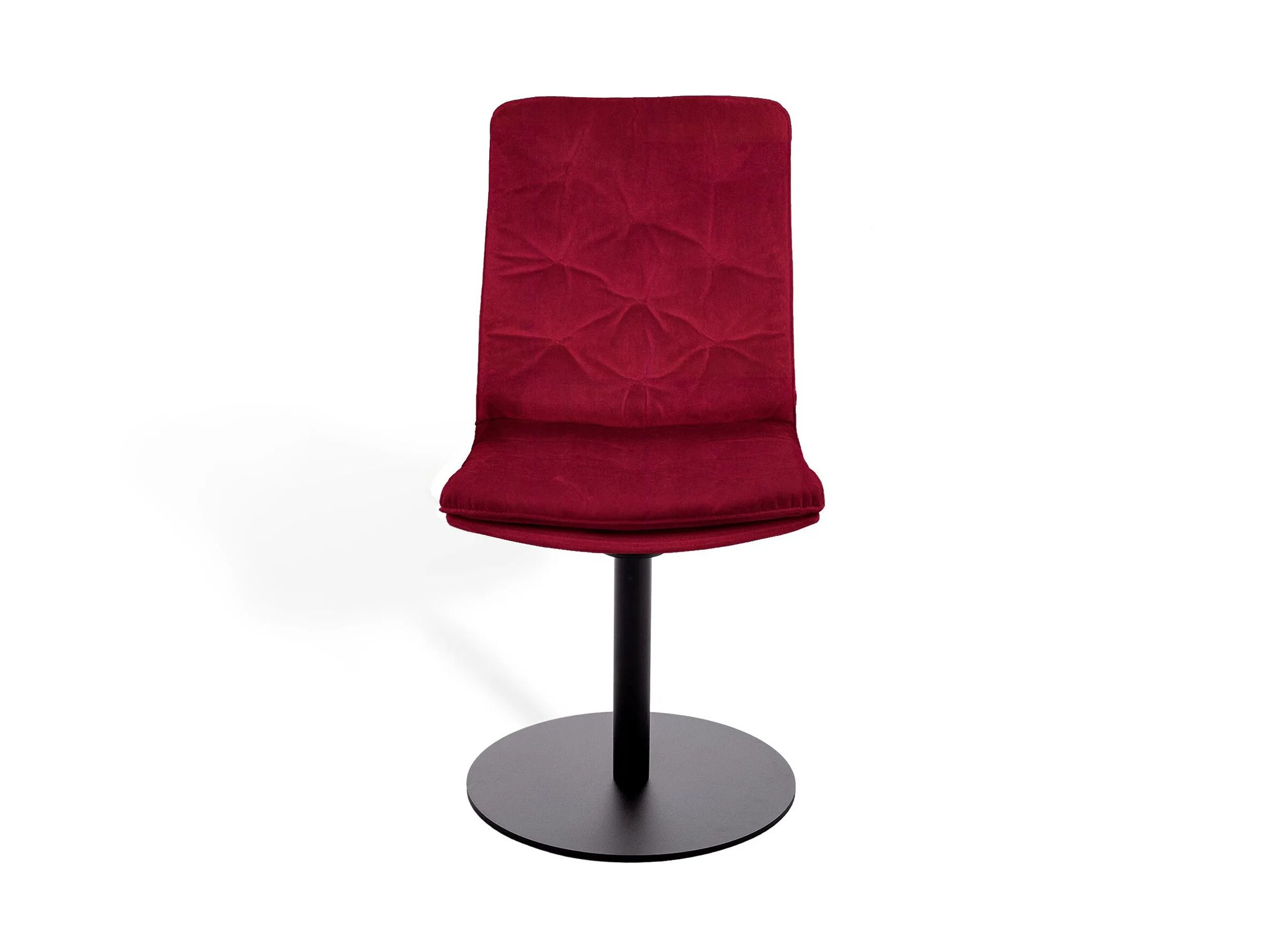 Кожаный мягкий поворотный стул KFF Arva Stitch ARCH-00098455