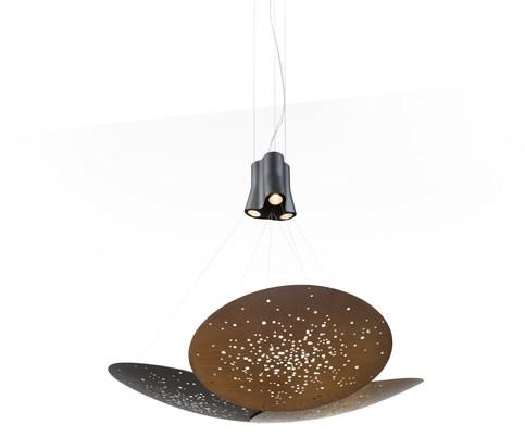 Fabbian Металлический светодиодный подвесной светильник Lens sun-id-1411609 - Вид №3