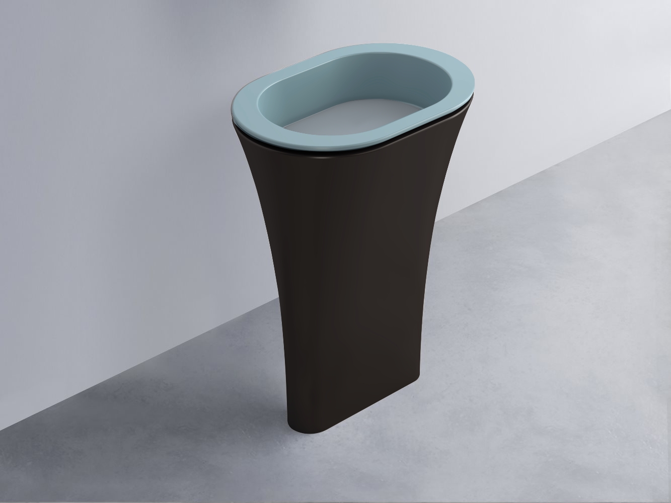 AMLA65-PL+AMPILO-BR+AMCOLO-LV Раковина Amedeo Ovale отдельностоящая cielo Enjoy + Amedeo Ceramica Cielo