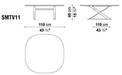 Maxalto Журнальный столик / поднос Pathos sun-id-1384209 - Вид №5