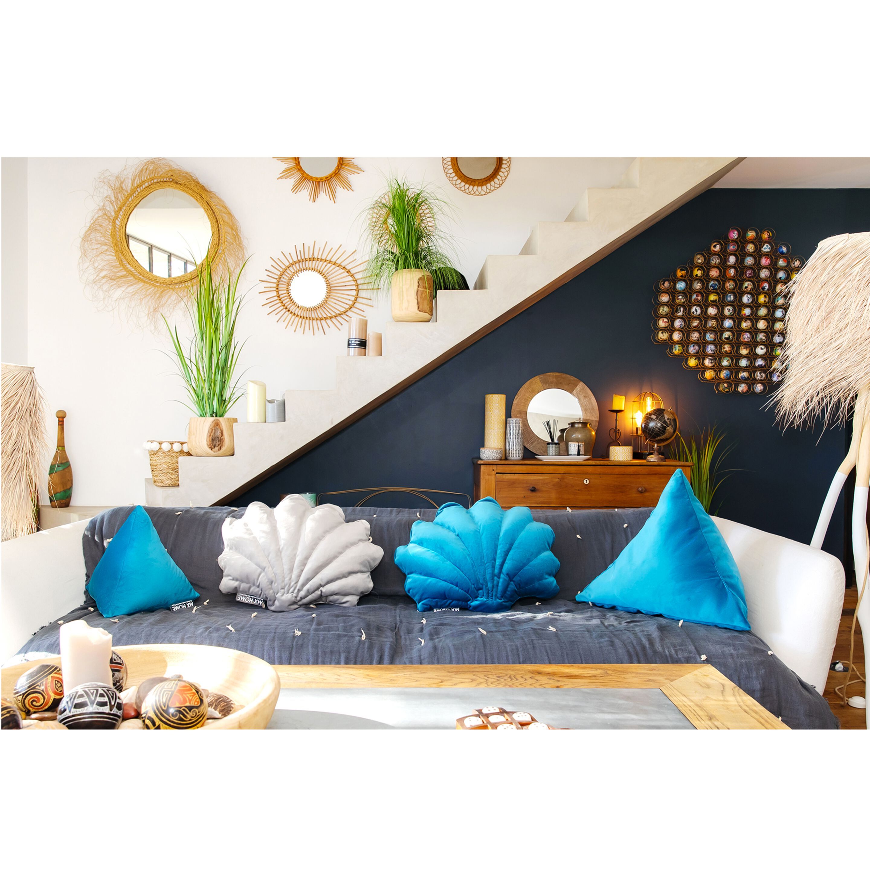 Бархатная однотонная подушка MX HOME Velours ARCH-00026824 - Вид №8