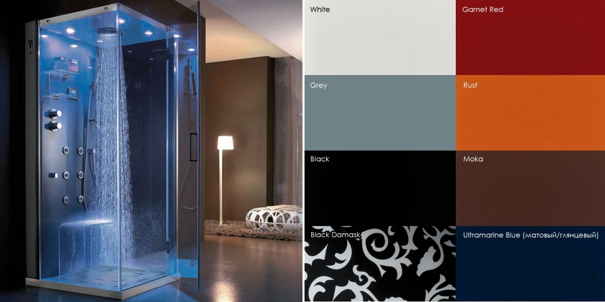 Душевая кабина угловая Tempo INTEGRA 100/90 см 1TPA3D2 Gruppo Geromin - Вид №2