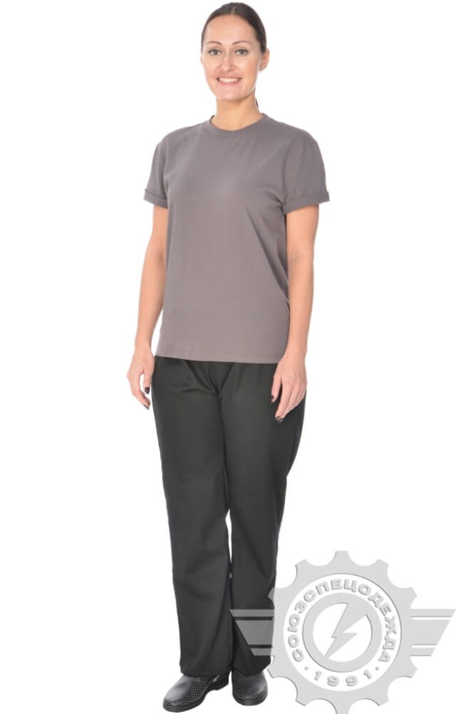 4956973 Футболка темно-серая  Одежда для официантов  размер 5XL (64-66) Спецодежда  - Вид №10