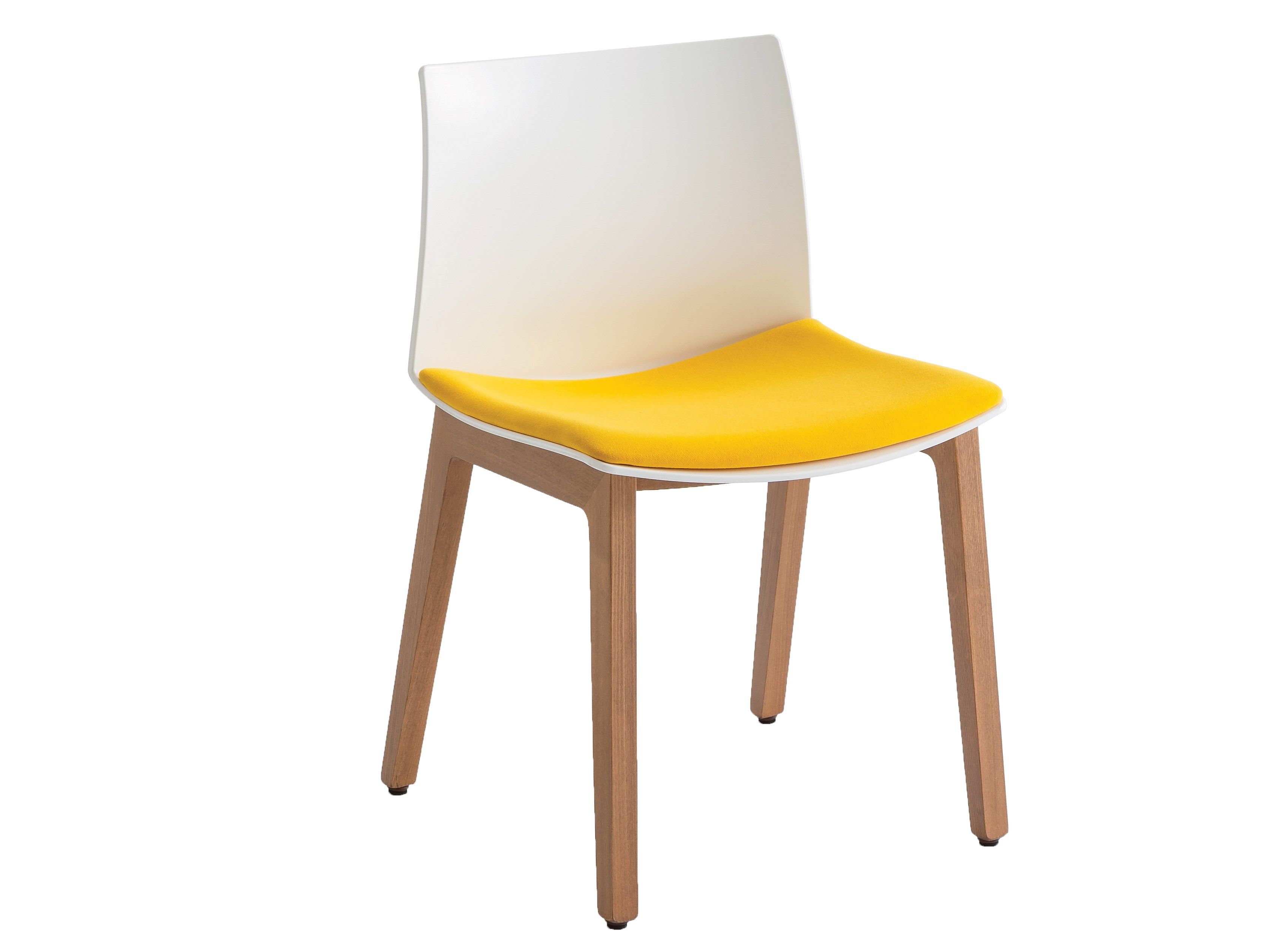 Стул из инженерного пластика с деревянной рамой и встроенной подушкой GABER Kanvas ARCH-00145546