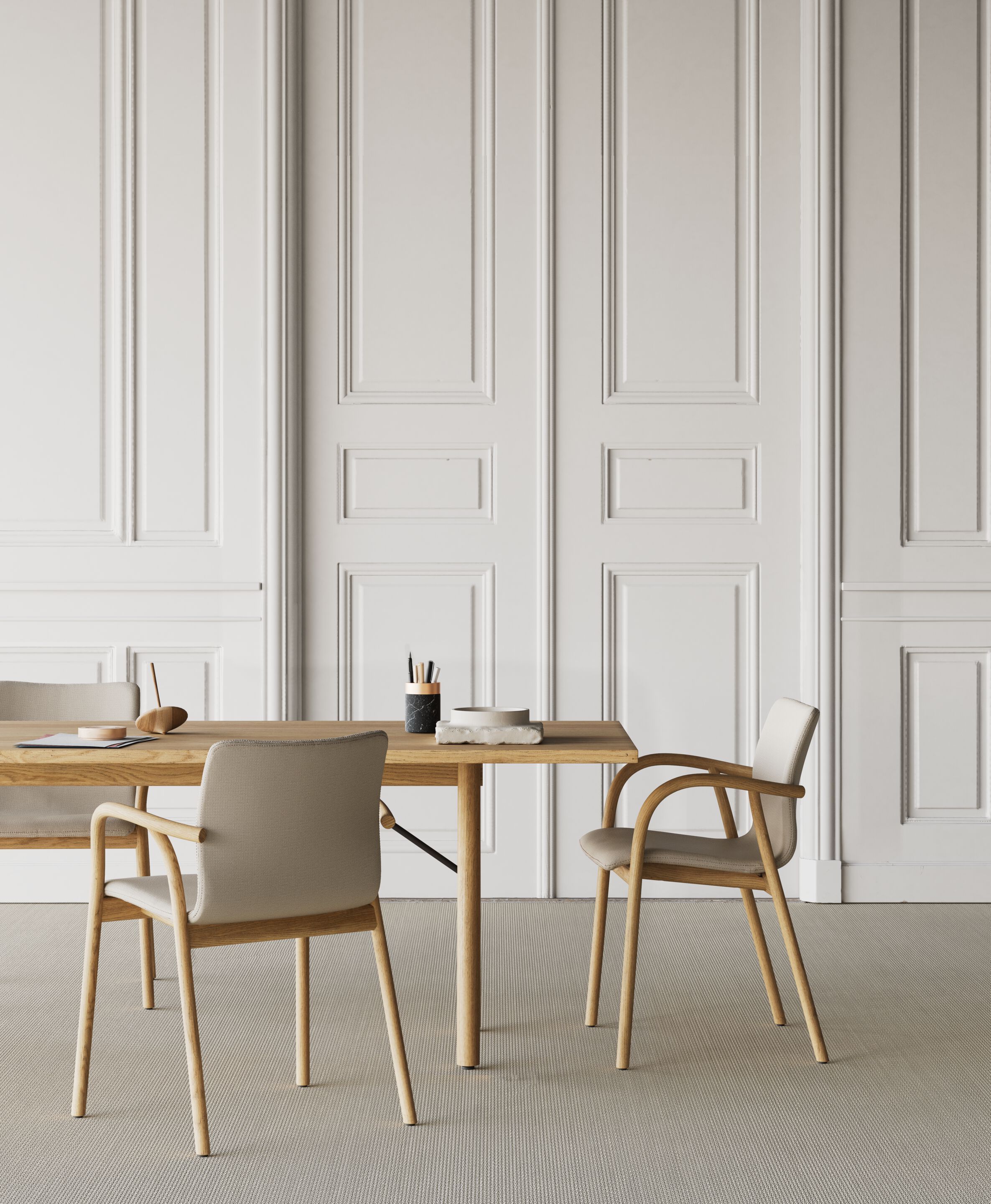 Офисное кресло с мягкой тканью Kettal ARCH-00148471 - Вид №9