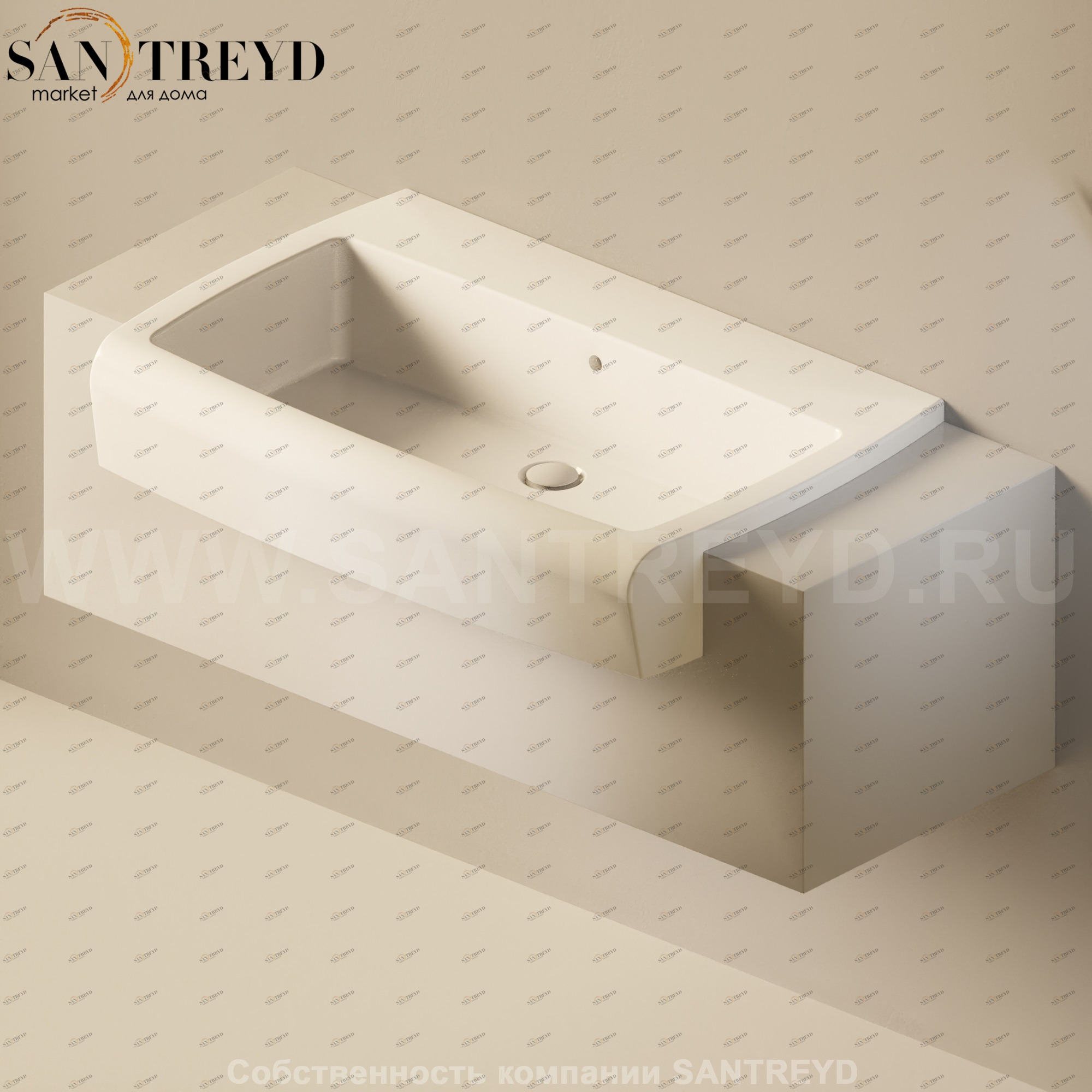 Flaminia UNA Консоль для раковины от 120 до 200 см серая UNA90C1.7047 Ceramica Flaminia UNA90C17047