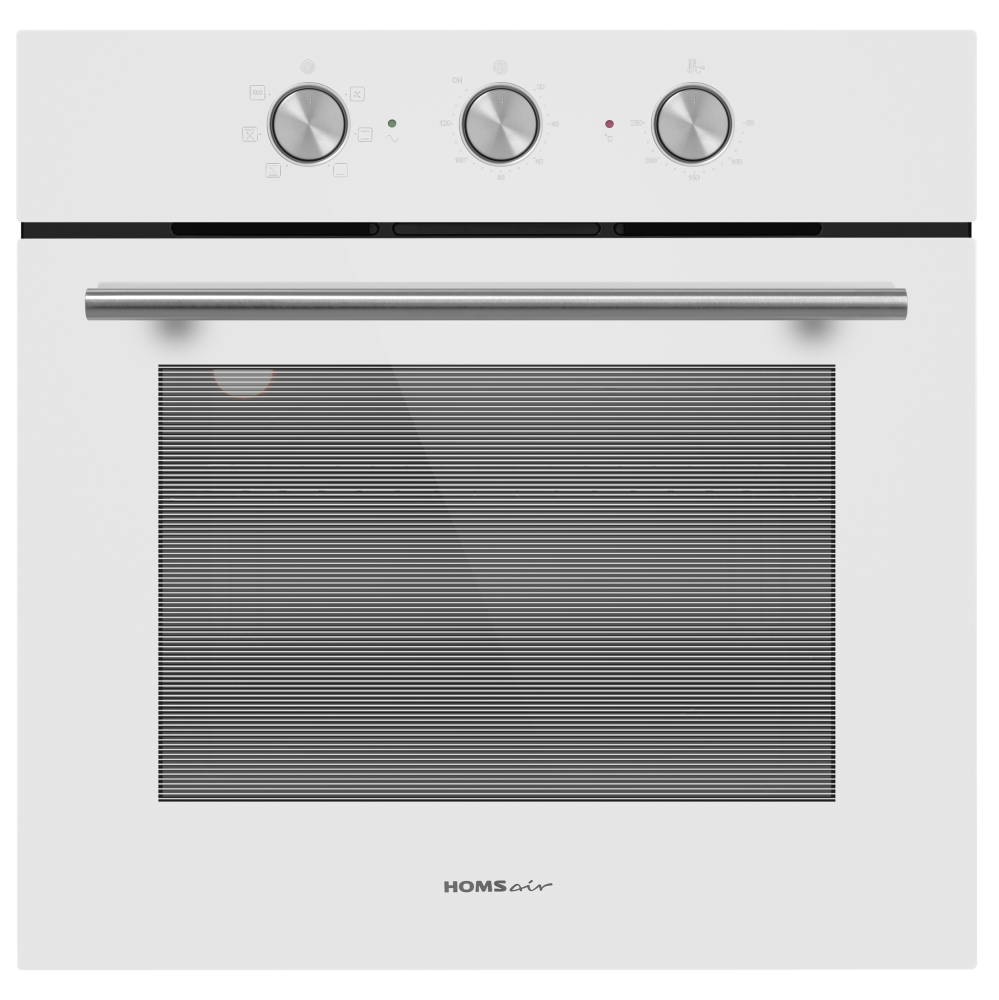 9100941 Электрический духовой шкаф HOMSair OEF606WH белый STDN-0133331 - Вид №1