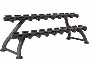 горизонтальная стойка для хранения гантелей на 10 пар UFC