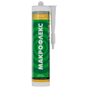 Герметик силиконовый Makroflex универсальный белый для внутренних и наружных работ 83321473