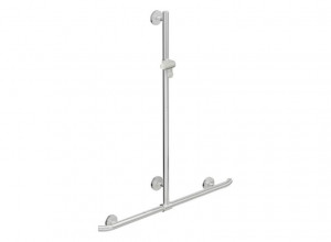 950.35.45054 Поручень для душа с выдвижным держателем для душа теплое прикосновение HEWI Greifen