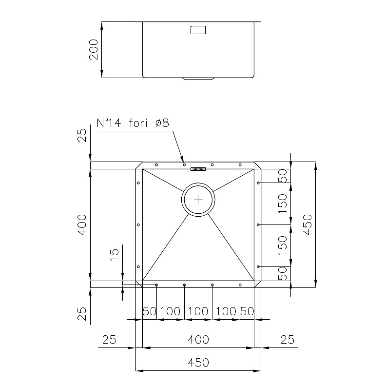1214850 Мойка Quadra 1214850 Fosterspa  - Вид №1