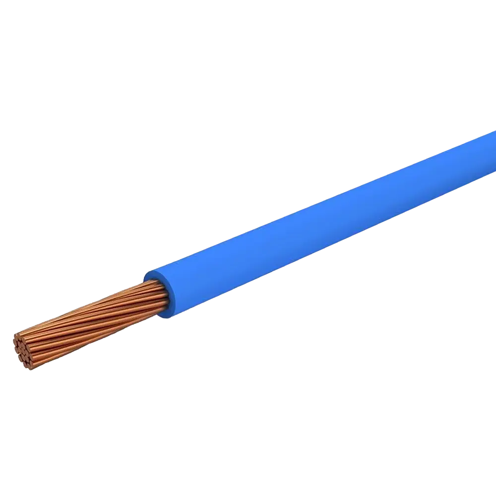 Провод Electraline ПУГВ 1x6 мм на отрез ГОСТ цвет синий 82532337 STLM-2073466 