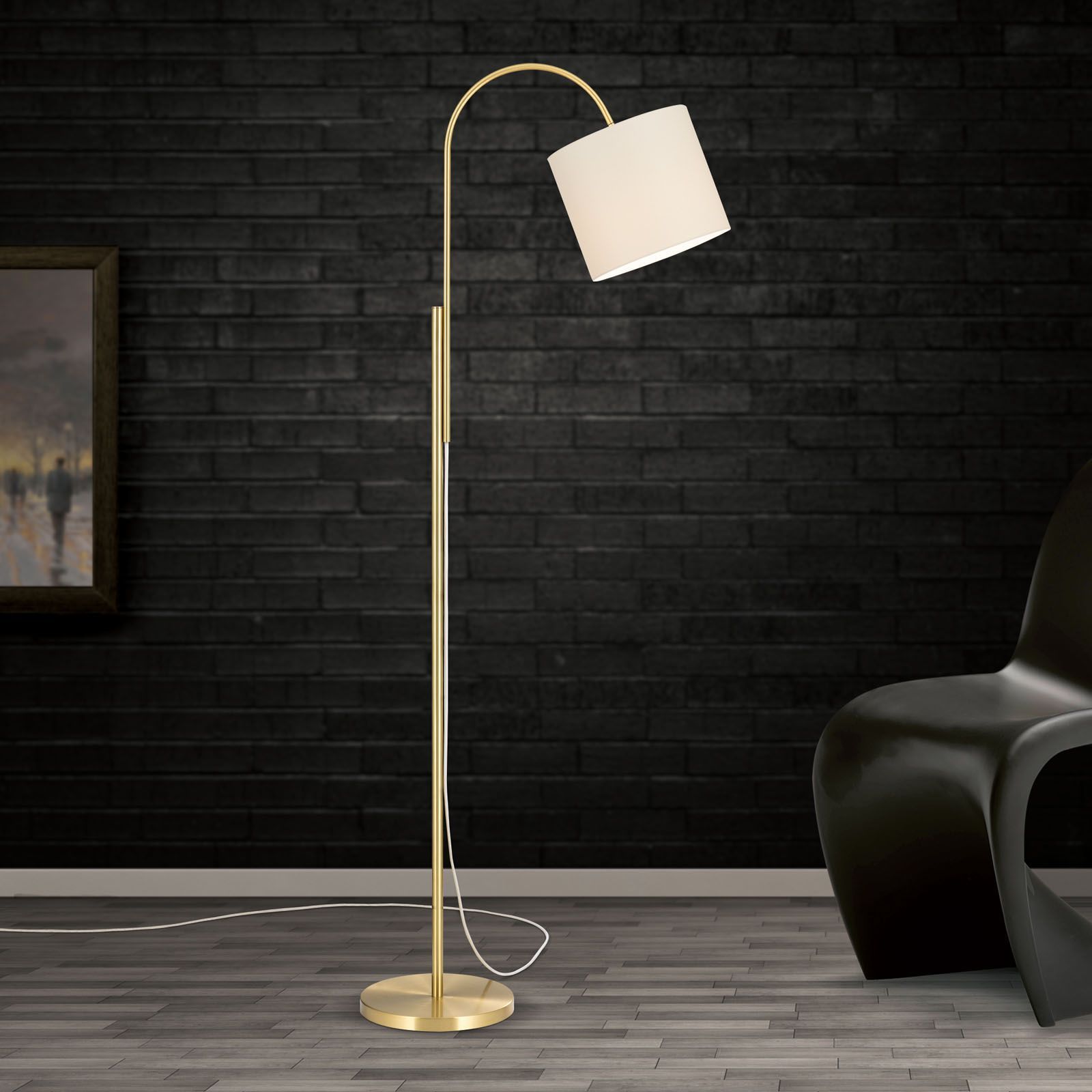 Напольная лампа для чтения из латуни Orion ARCH-00137022 - Вид №1