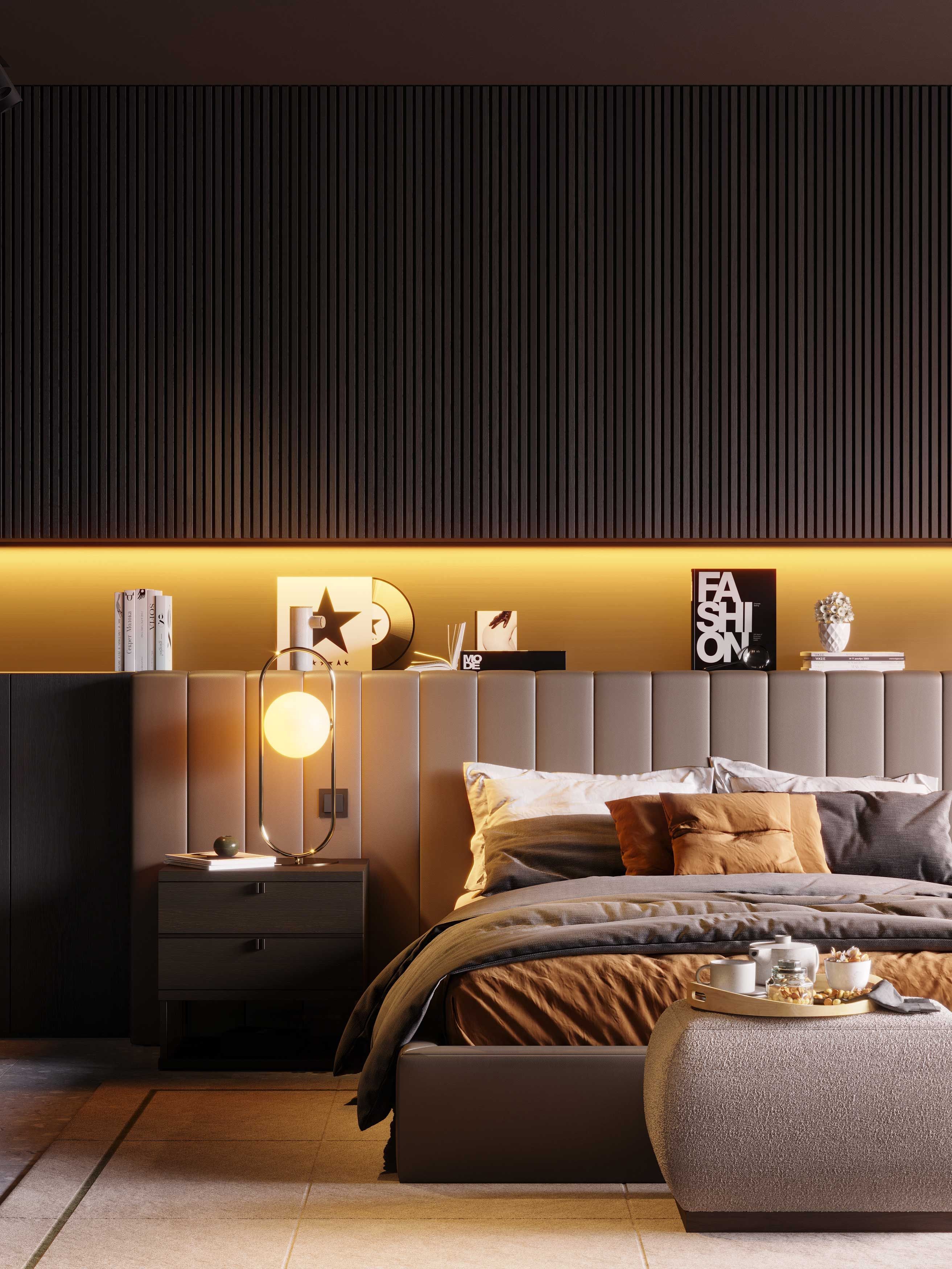 Прикроватная тумбочка из шпона Stylish Club ARCH-00085848 - Вид №4