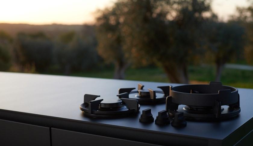 Sachi Алюминиевая кухня с островом In/out kitchen sun-id-1500417 - Вид №5