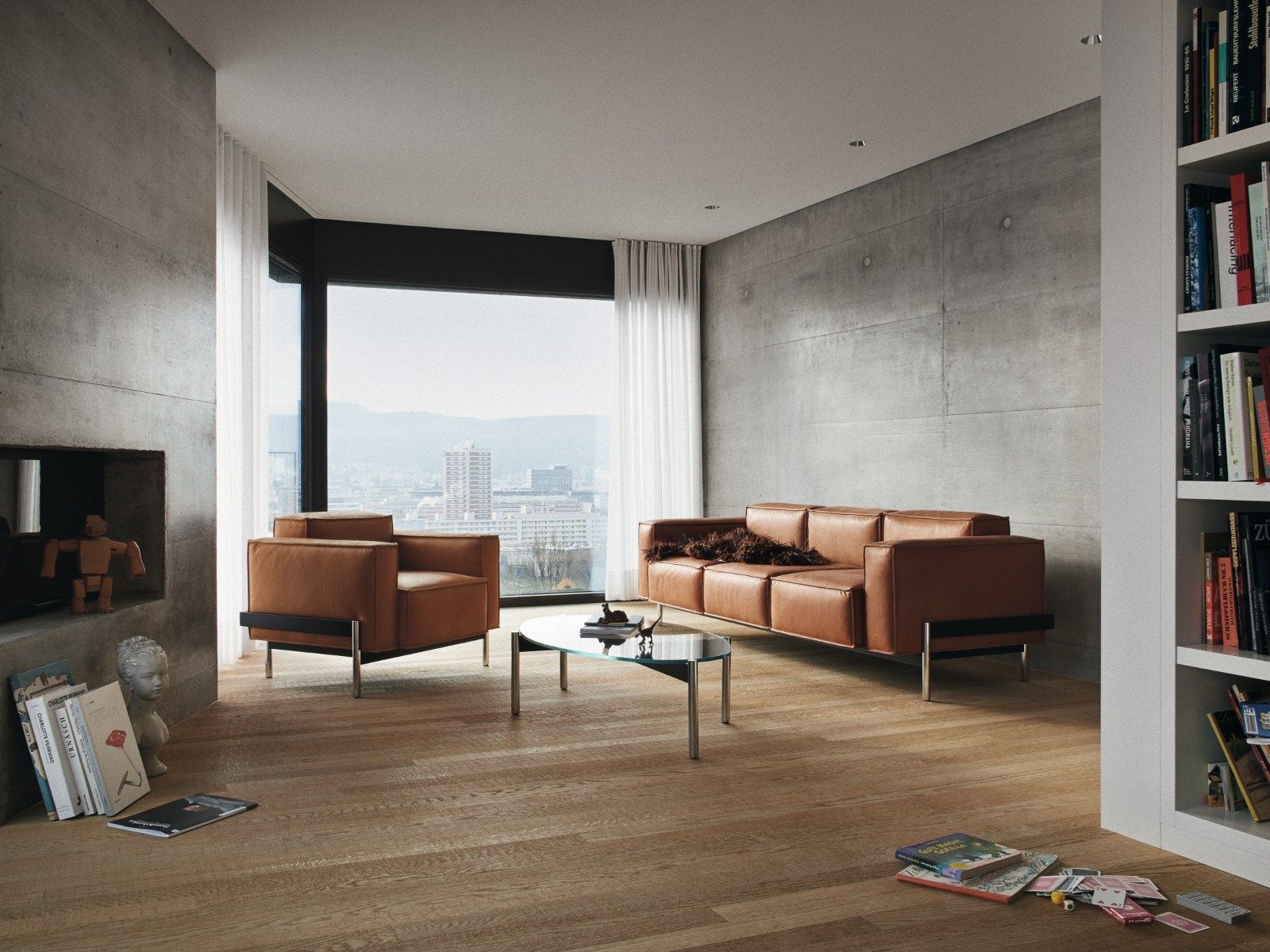 Кожаное кресло с подлокотниками de Sede DS-21 ARCH-00012728 - Вид №2