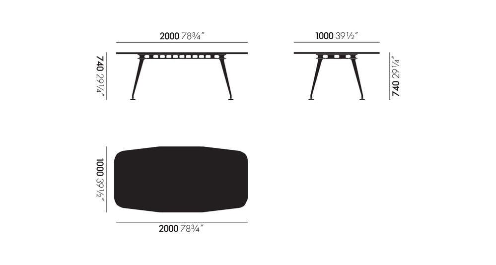 Система столов для совещаний и конференций VITRA MEDAMORPH ARCH-00049194 - Вид №7
