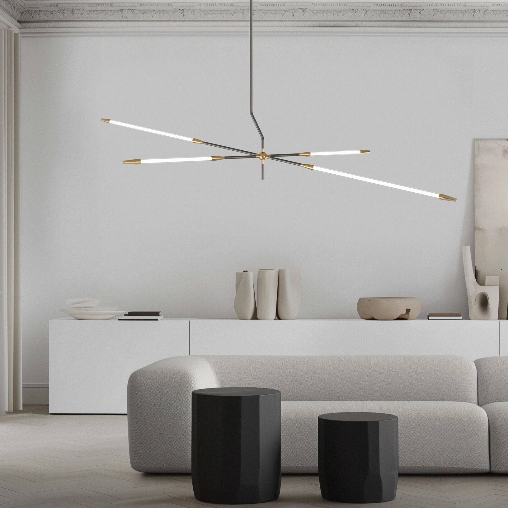 Стальной светодиодный подвесной светильник Intueri Light Javelin ARCH-00074116 - Вид №6