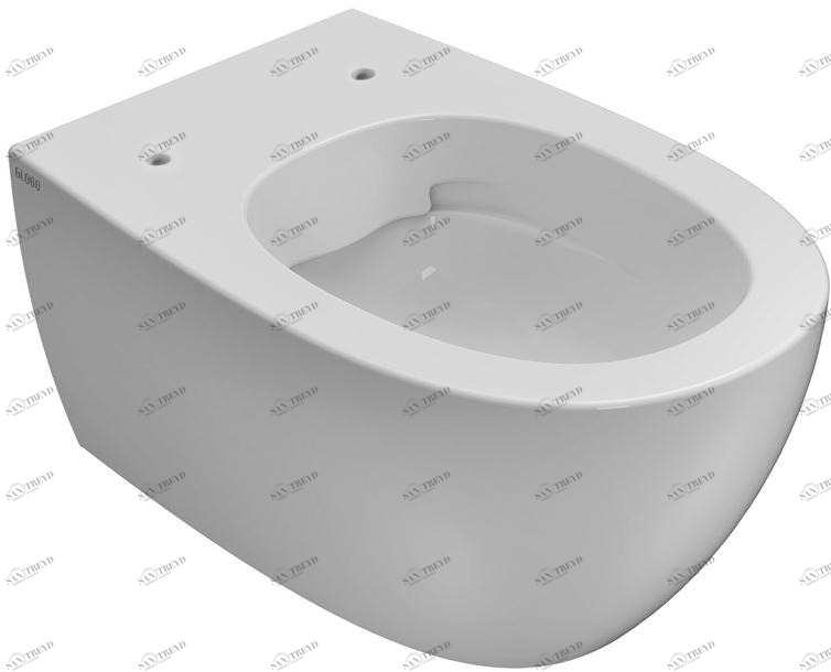 Mds03.bi - mds02.bi Подвесной унитаз настенный Белый Ceramica Globo 4ALL Италия