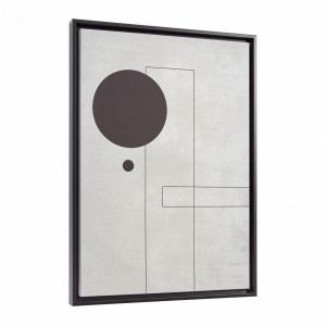 091206 Картина 50 x 70 cm черно-серая La Forma Myrthe