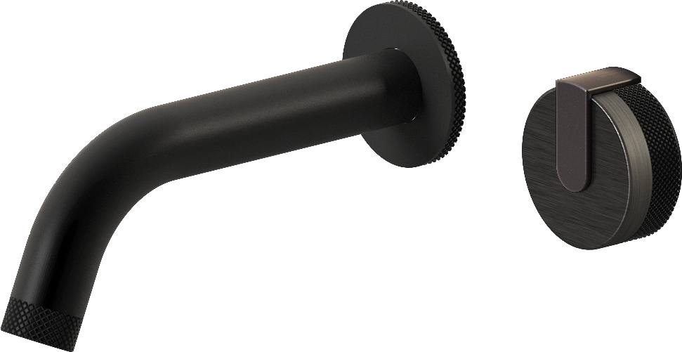 E-11535-R1BOX-L1GM-MBK Настенный прогрессивный смеситель скрытого монтажа для раковины GRAFF MOD+