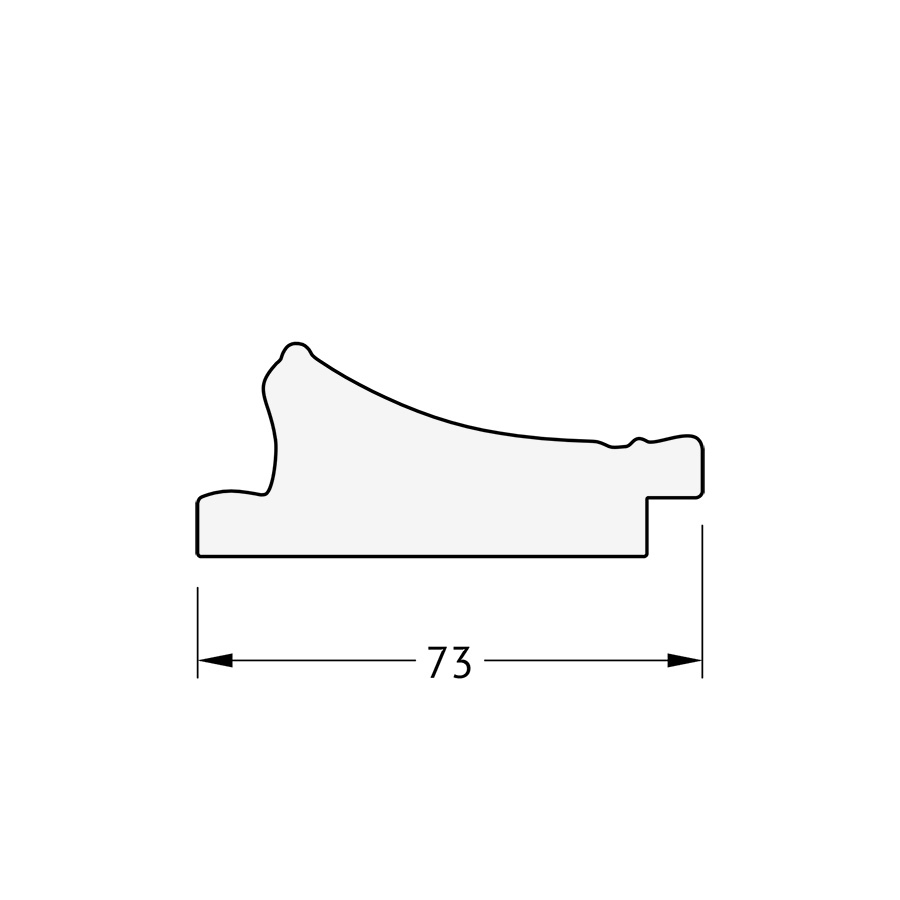 BY 1223 Зеркало с фацетом в багетной раме - медный эльдорадо 73 mm EVOFORM Exclusive - Вид №3