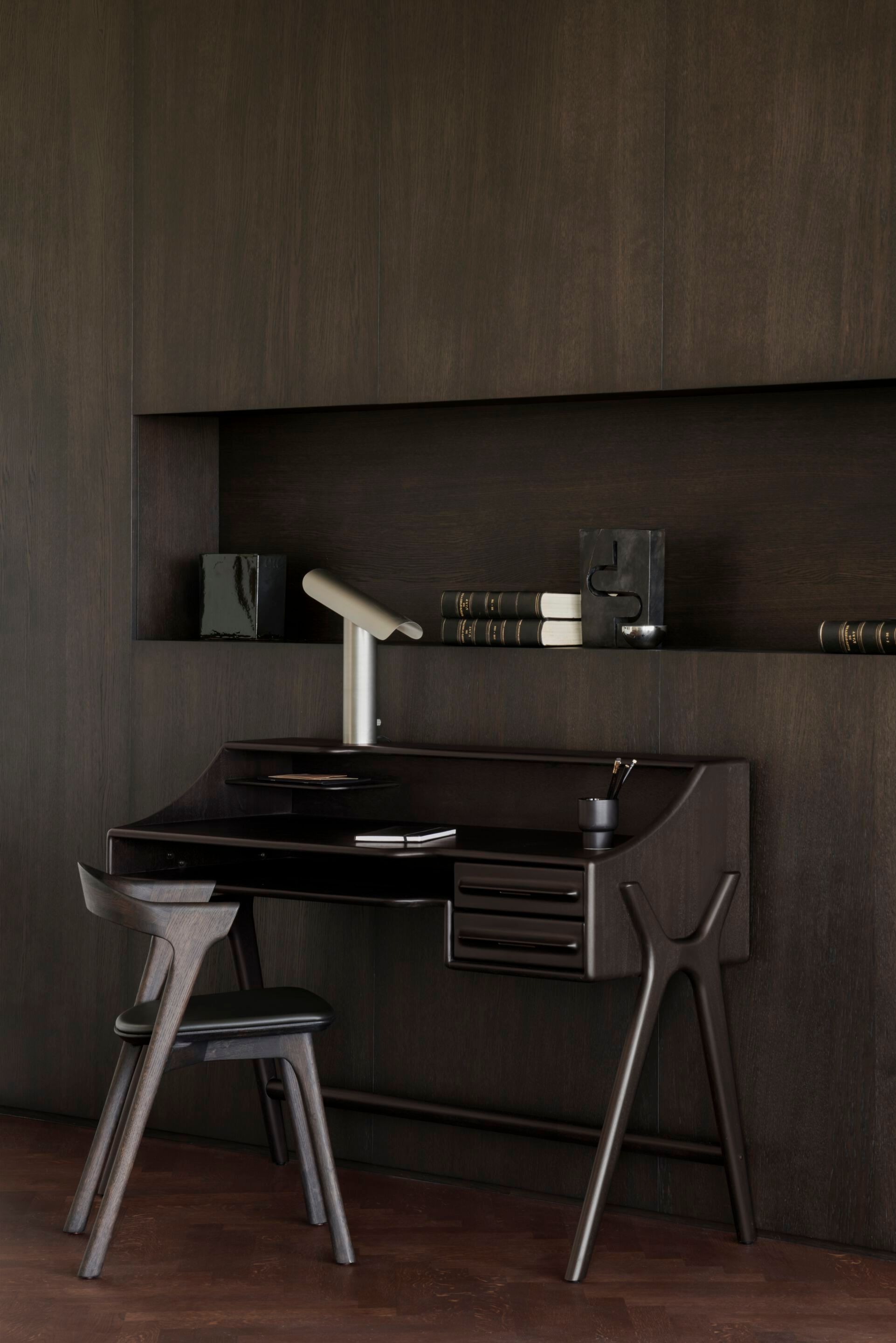 Письменный стол из красного дерева с ящиками Ethnicraft Flow ARCH-00030540 - Вид №7