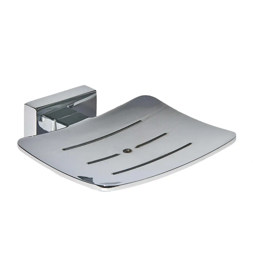 Мыльница подвесная Bath Plus «Bruklin»,  стекло,  цвет хром STLM-2085854