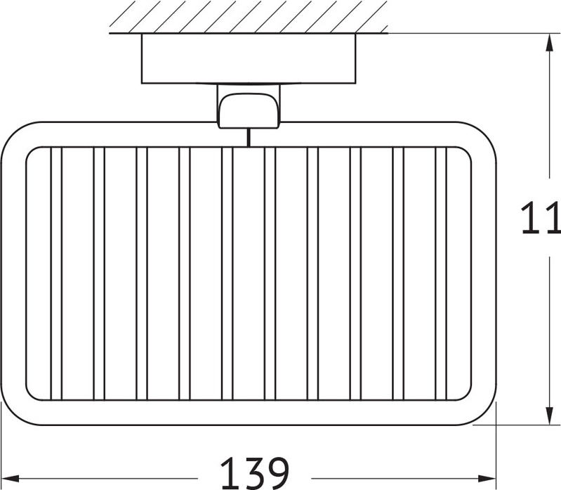 LUX 050 Мыльница-решетка FBS Luxia - Вид №1
