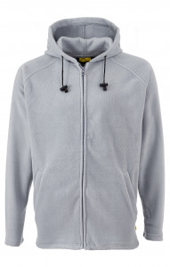 61317 Толстовка флисовая с капюшоном светло-серая  Одежда для промоакций  размер 64-66/170-176