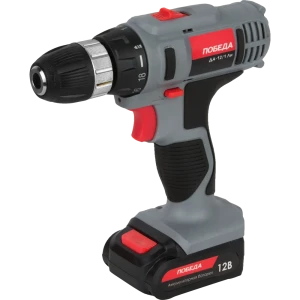Дрель-шуруповерт аккумуляторная Победа ДА-12/1ЛИ, 12В Li-ion 1.5 Ач