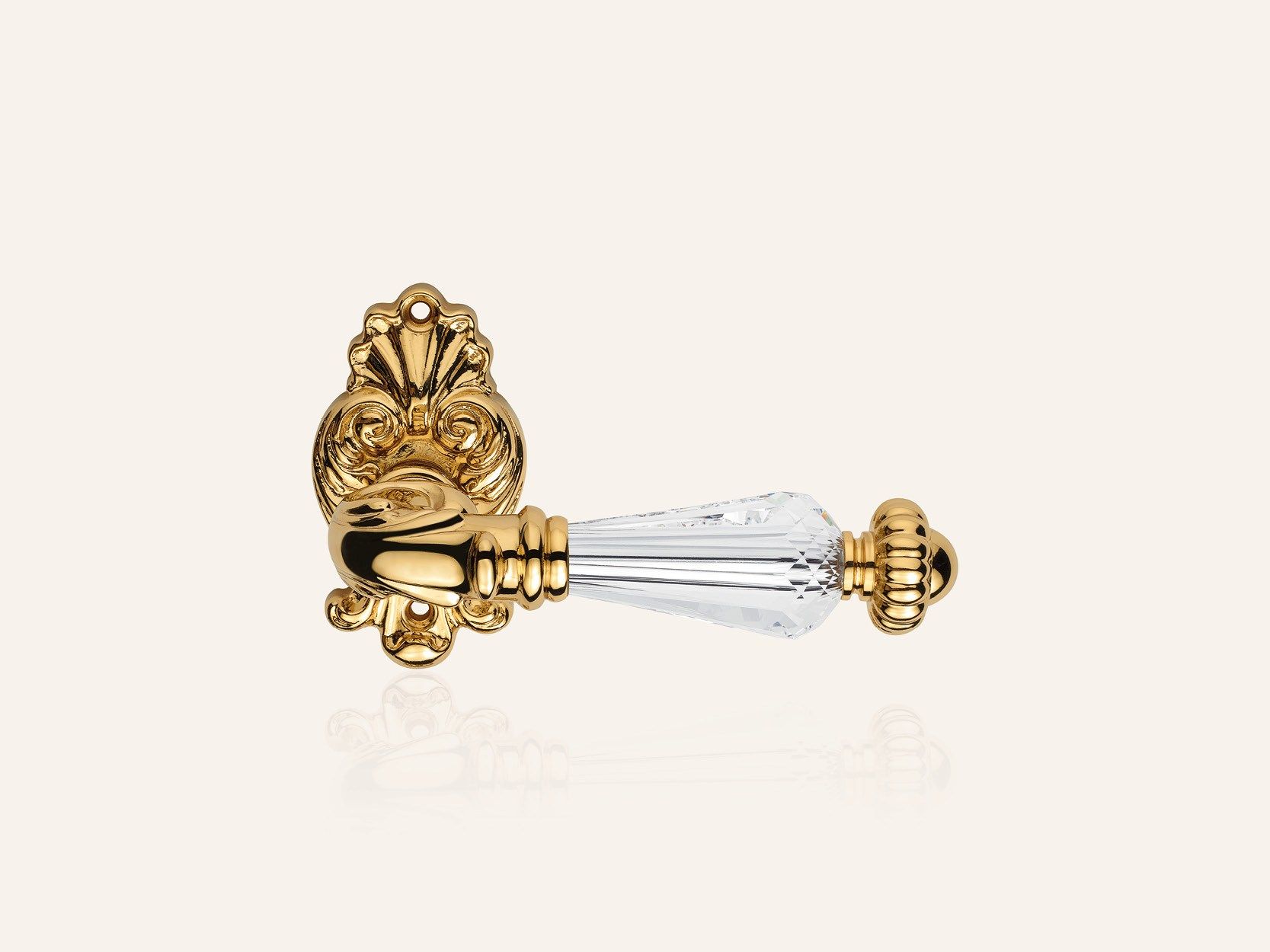 Латунная ручка в классическом стиле с кристаллами Swarovski® с насадкой LINEA CALI' Nympha Crystal ARCH-00088000 - Вид №7