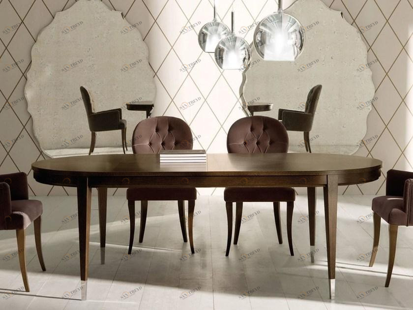 OPERA CONTEMPORARY Овальный деревянный стол sun-id-1374536