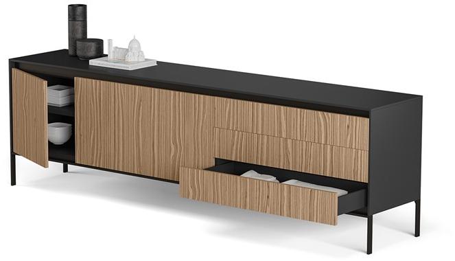 TUMIDEI Комод из меламина с распашной дверцей и ящиками Keen sun-id-1499340 - Вид №1