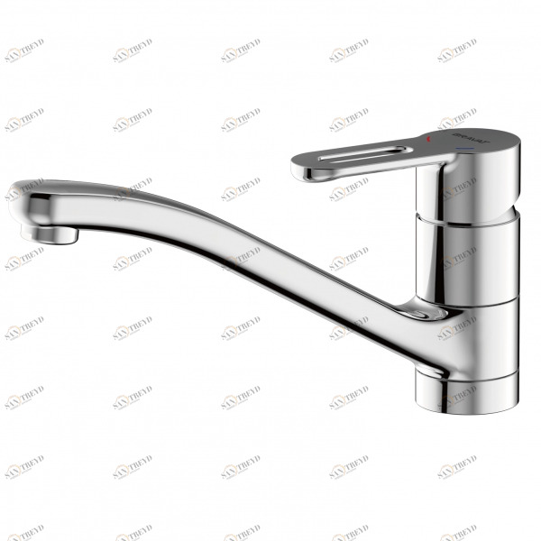 Смеситель для кухни низкий с изливом 200 мм STREAM-D F737163C-1 bravat