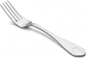 10666729 Русские самоцветы Вилка столовая Русские самоцветы, серебро 925 Серебро 925